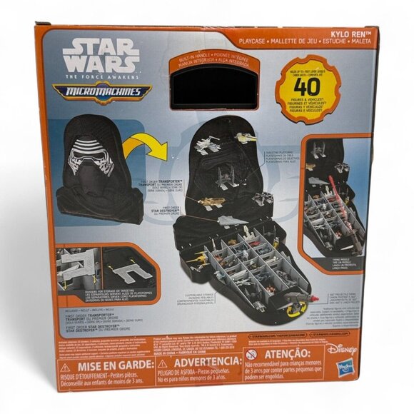 Star Wars Micro Machines Kylo Ren Playcase Gold Series 2015 NIB Hasbro - Picture 5 of 5
